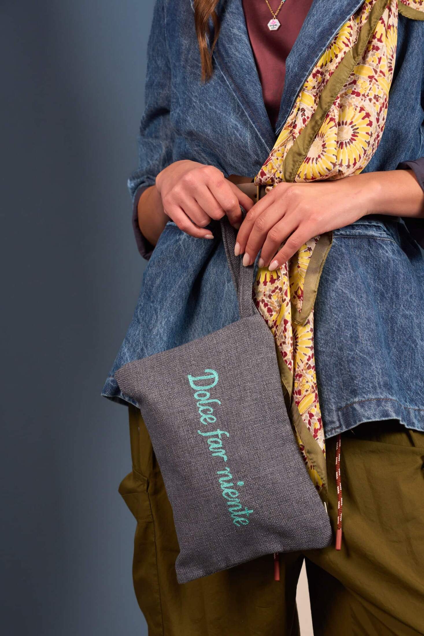 Borsa color jeans Dolce far niente